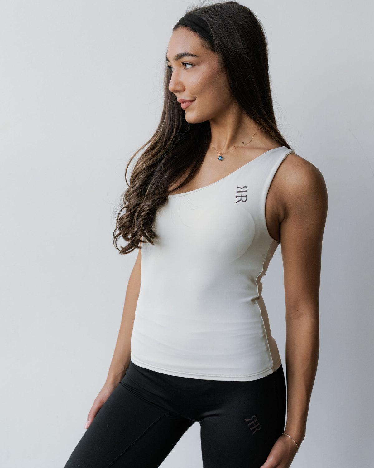 Asym One-Shoulder Sports Bra | Base Milk